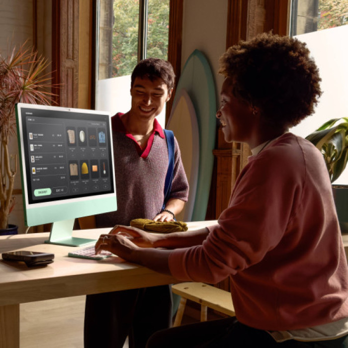 Комп'ютер Apple 24" iMac Retina 4.5K / Apple M4 (8-c/CPU, 8-c/GPU), 16, 256, Silver (MWUC3UA/A)