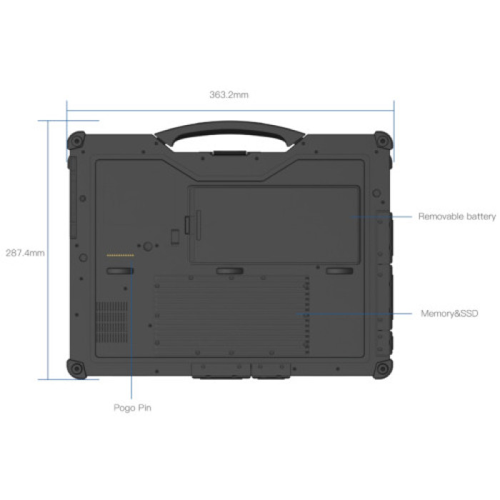 Ноутбук Vinga Scout X14A (X14A-1235161024BWP)