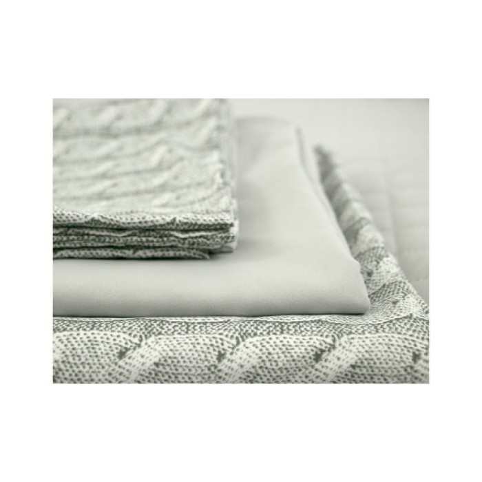 Постільна білизна Руно Grey Braid мікрофайбер двоспальний (Р655.52_Grey Braid)