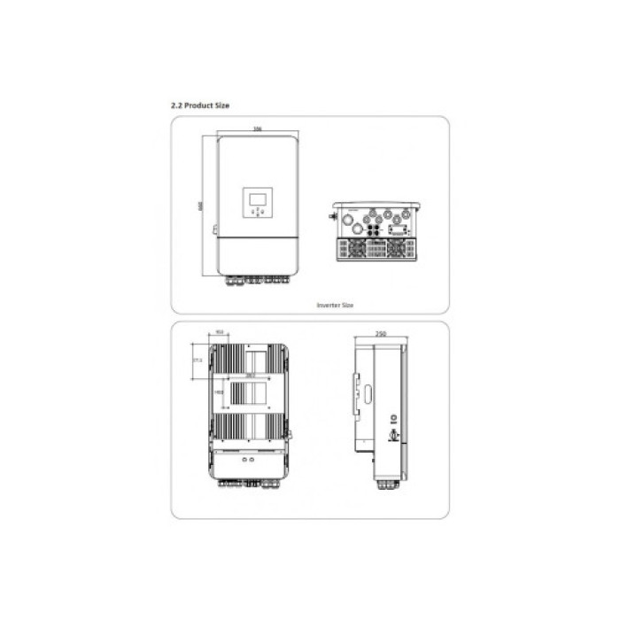 Сонячний інвертор Deye SUN-10K-SG05LP3-EU-SM2	10kW WiFi (SUN-10K-SG05LP3-EU-SM2)
